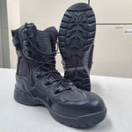 Tactical boots with Side Zip High Black