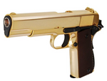 WE FULL METAL 1911 US GOVERNMENT GBB PISTOL - GOLD