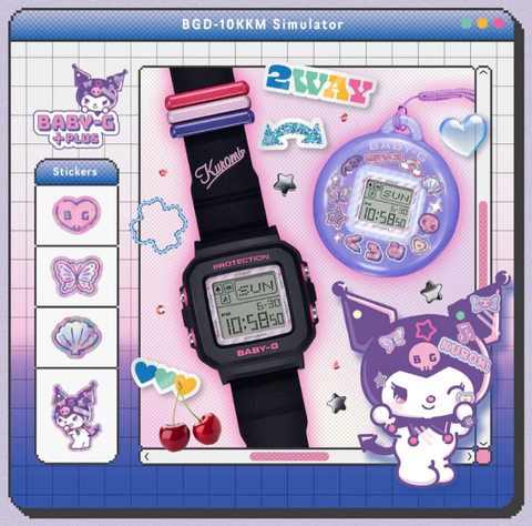 Casio Baby-G X KUROMI BGD10KKM-1D