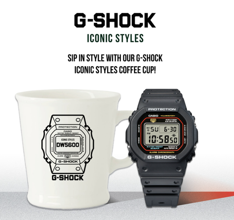 Bonus Coffee Mug - G-SHOCK DW5600RL-1D