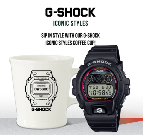 Bonus Coffee Mug - G-SHOCK DW6900RL-1D