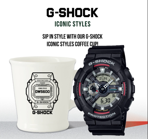 Bonus Coffee Mug - G-SHOCK GA110RL-1A