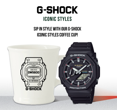 Bonus Coffee Mug - G-SHOCK GA2100RL-1A