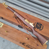 Perfect condition - ICS M1 Garand Limited Edition Gold 8mm BB AEG