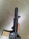 Used Condition ICS M4 RIS w/ Sight, Suppressor and Mock PEQ