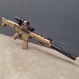 Good Condition ICS APE w/ Silencer, Scope and Magnifier