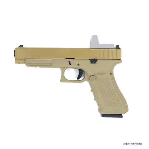 WE Glock 34 Gen 4 MOS GBB Pistol - Tan