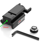 Airsoft mini Green laser 20mm Picatinny Rail