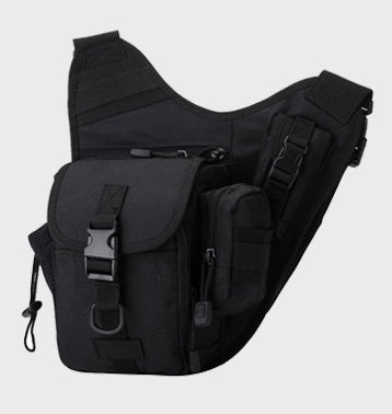 Military Tactical Shoulder Bag EDC Airsoft - BLACK – Unlimited Airsoft Shop