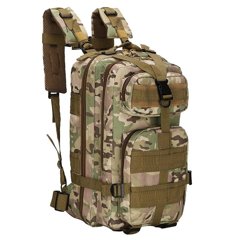 Tactical 3 Pocket Backpack 900D Waterproof Bags- CP – Unlimited Airsoft ...