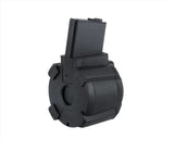 A&K - M4 AEG Electric Drum Magazine 1200 Rounds - Black